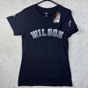 FISLL WNBA A'ja Wilson T-Shirt Womens Small Black Embroidered 22 Graphic Tee‎